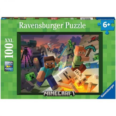 Puzzle Monstri Minecraft, 100 Piese - poza 2