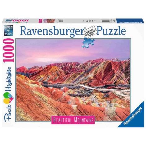 Puzzle Munti Curcubeu, 1000 Piese - poza 2