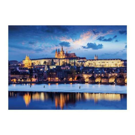 Puzzle neon - castelul praga (1000 piese) - poza 2