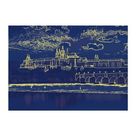 Puzzle neon - castelul praga (1000 piese) - poza 3