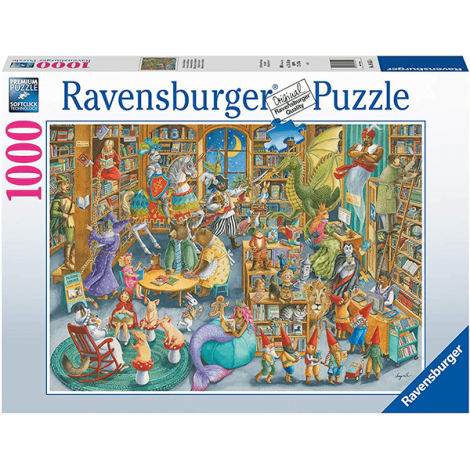 PUZZLE NOAPTE IN LIBRARIE, 1000 PCS - poza 1