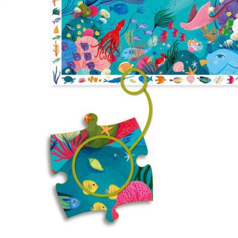 Puzzle observatie Djeco, Acvatic - poza 3
