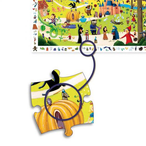 Puzzle observatie Djeco, Povesti renumite - poza 2