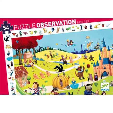 Puzzle observatie Djeco, Povesti renumite - poza 5
