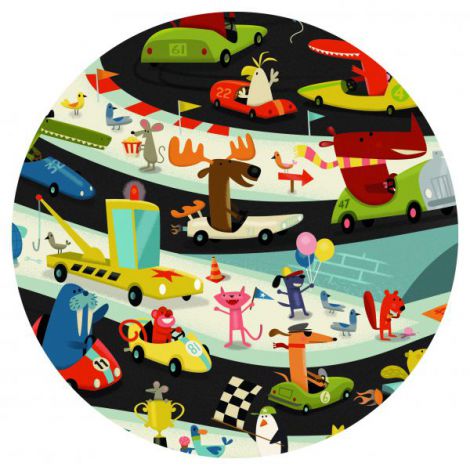 Puzzle observatie Djeco, Raliul masinilor - poza 2