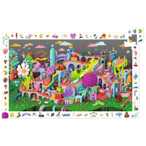 Puzzle observatie Nebunia din oras, Djeco - poza 4