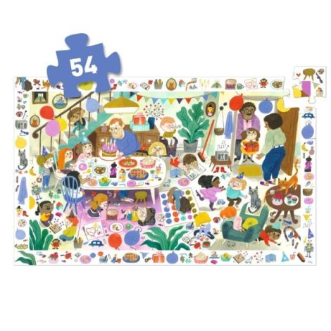 Puzzle Observație Petrecerea , Djeco - poza 2