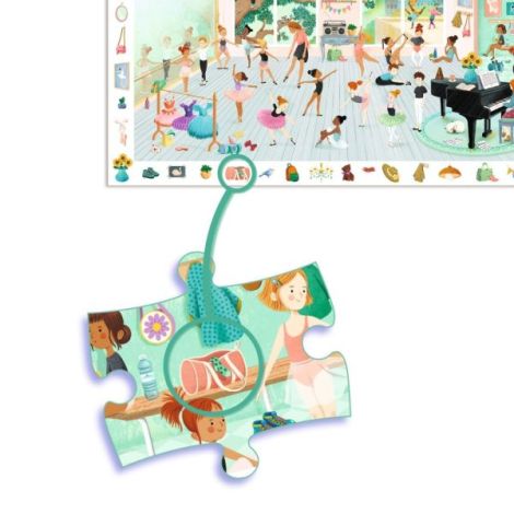 Puzzle observatie Scoala de dans, Djeco - poza 3