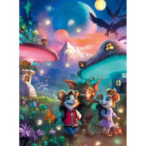 Puzzle orasul ciuperca 100 piese - poza 1