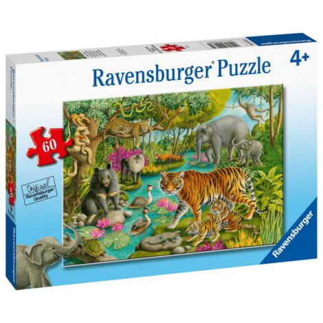 PUZZLE PADURE IN INDIA, 60 PIESE - poza 2