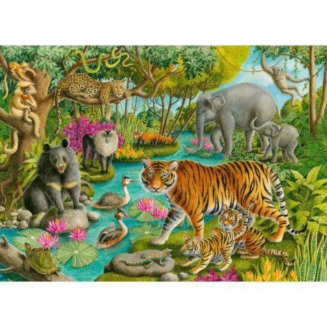PUZZLE PADURE IN INDIA, 60 PIESE - poza 3