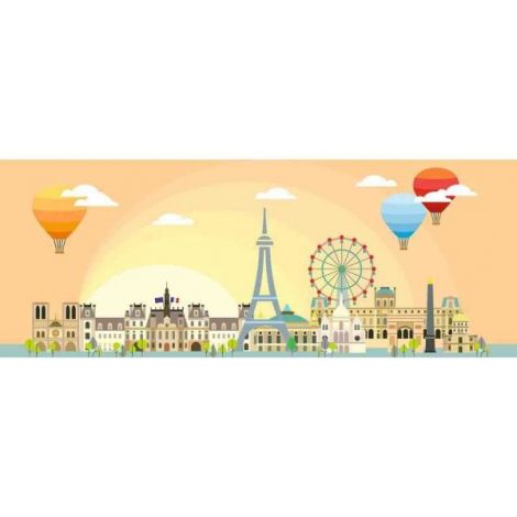 Puzzle Panorama Paris, 1000 Piese - poza 1