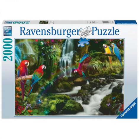 PUZZLE PAPAGALI IN JUNGLA, 2000 PIESE - poza 1