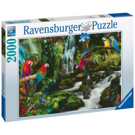 PUZZLE PAPAGALI IN JUNGLA, 2000 PIESE - poza 3