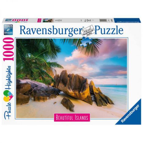 PUZZLE PARADISUL DIN SEYCHELLES, 1000 PIESE - poza 1