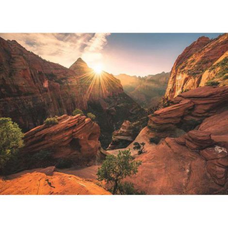 PUZZLE PARCUL NATIONAL ZION SUA, 1000 PIESE - poza 2