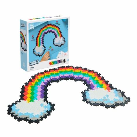 Puzzle pe numere Plus-Plus, 500 piese, Curcubeu - poza 2