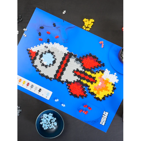 Puzzle pe numere Plus-Plus, 500 piese, Racheta - poza 3