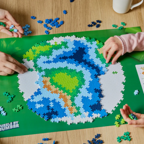 Puzzle pe numere Plus-Plus, 800 piese, Pamantul - poza 3