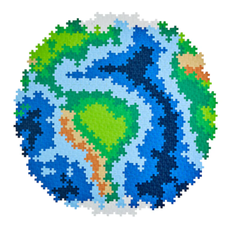 Puzzle pe numere Plus-Plus, 800 piese, Pamantul - poza 4