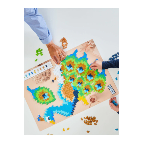 Puzzle pe numere Plus-Plus, 800 piese, Paun - poza 4