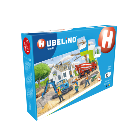Puzzle Pe santier in constructii Hubelino (35 piese) - poza 3