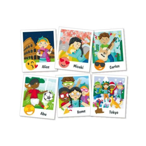 Puzzle pentru copii 2 in 1 In jurul lumii (100 piese) - poza 2