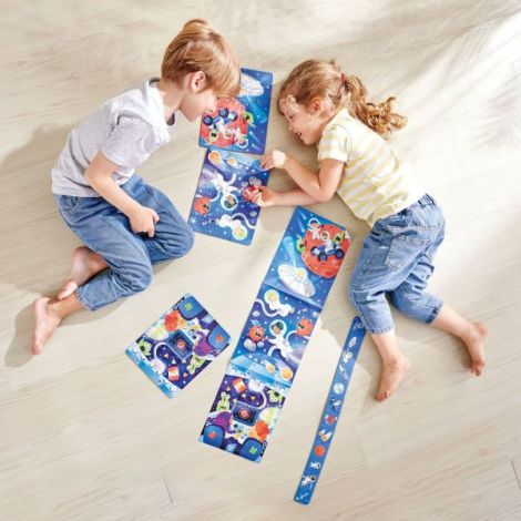 Puzzle pentru copii Aventura in Spatiu (3 in 1) si joc storytelling - poza 4