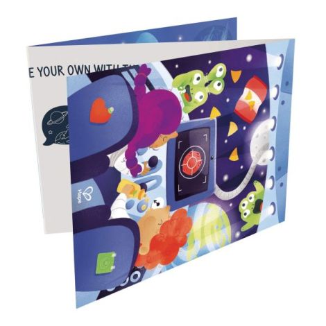 Puzzle pentru copii Aventura in Spatiu (3 in 1) si joc storytelling - poza 5
