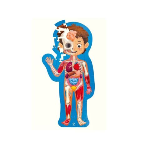 Puzzle pentru copii - Corpul Uman (61 piese) - poza 1