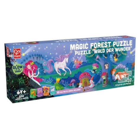Puzzle pentru copii fosforescent cu Zane (200 piese, 1.5m) - poza 2