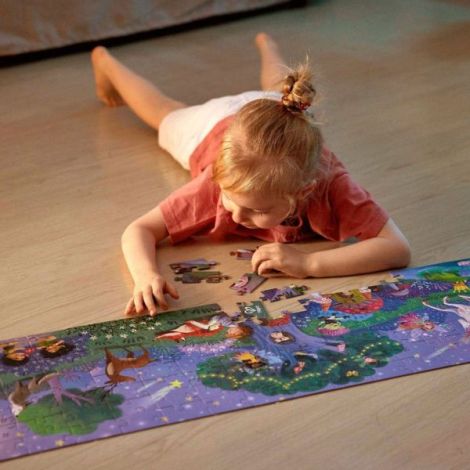 Puzzle pentru copii fosforescent cu Zane (200 piese, 1.5m) - poza 4