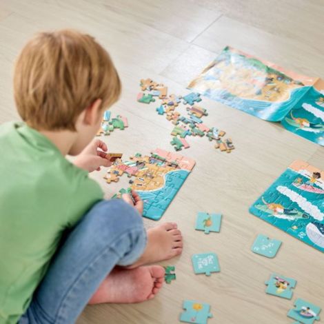 Puzzle pentru copii Prietenii Oceanului (3 in 1) si joc storytelling - poza 4