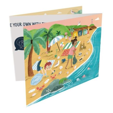 Puzzle pentru copii Prietenii Oceanului (3 in 1) si joc storytelling - poza 5