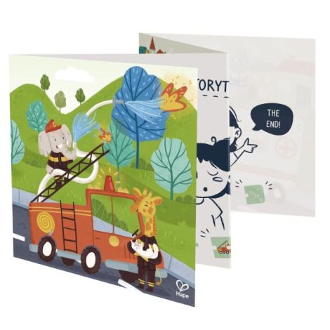 Puzzle pentru copii Vehicule de salvare (4 in 1) si joc storytelling - poza 5