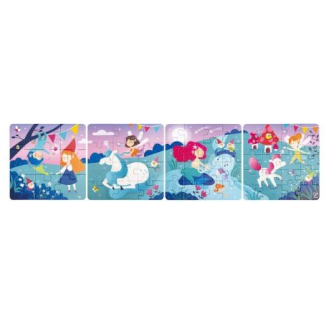 Puzzle pentru copii Zane (4 in 1) si joc storytelling - poza 1