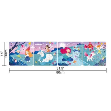 Puzzle pentru copii Zane (4 in 1) si joc storytelling - poza 3