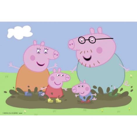Puzzle Peppa Pig, 2X24 Piese - poza 1