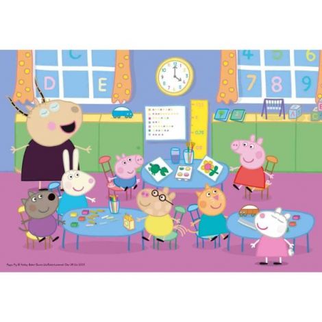 Puzzle Peppa Pig La Scoala, 35 Piese - poza 1