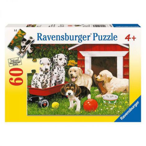 PUZZLE PETRECEREA CATEILOR, 60 PIESE - poza 1