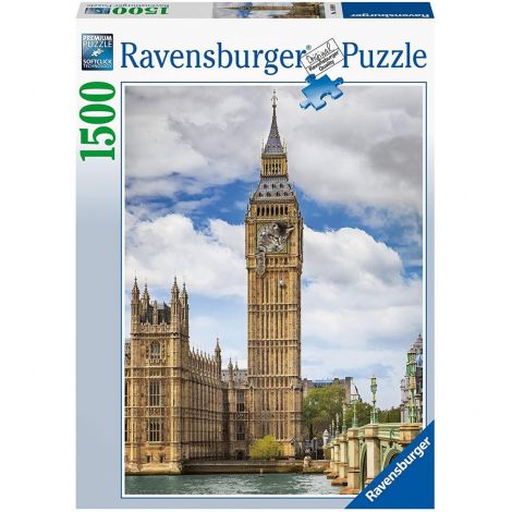 PUZZLE PISICA IN BIG BEN, 1500 PIESE - poza 1