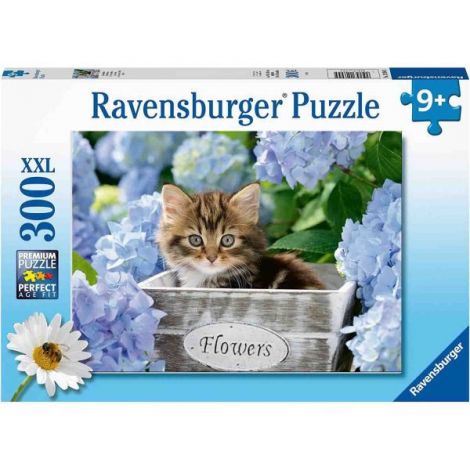 Puzzle Pisicuta Intre Flori, 300 Piese - poza 2