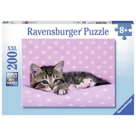 PUZZLE PISICUTA PE PATURA, 200 PIESE - poza 1