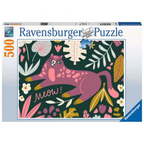 PUZZLE PISICUTA TRENDY, 500 PIESE - poza 1