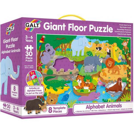 Puzzle podea: alfabetul animalutelor (30 piese) - poza 1
