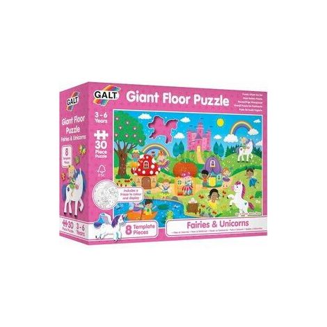 Puzzle podea: zane si unicorni (30 piese) - poza 1