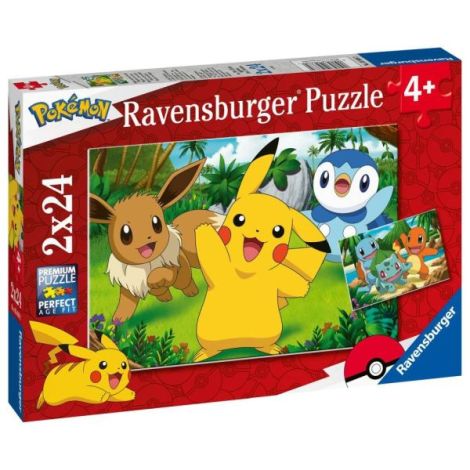 Puzzle Pokemon 2x24 piese - poza 4