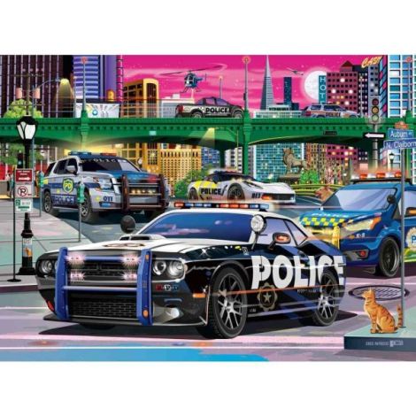 Puzzle politia in patrulare 150 piese - poza 1