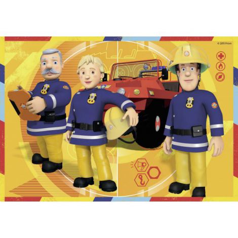 Puzzle Pompier Sam, 2X12 Piese - poza 2
