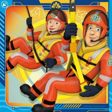 Puzzle Pompierul Sam, 3X49 Piese - poza 2